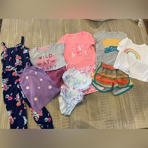 Lot of size 5 girls clothes.